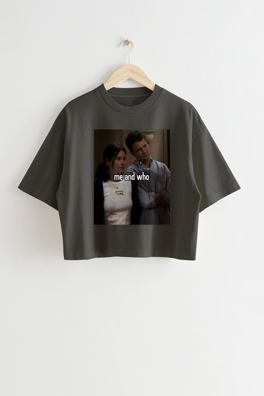 me and who Friends Crop top For Women
