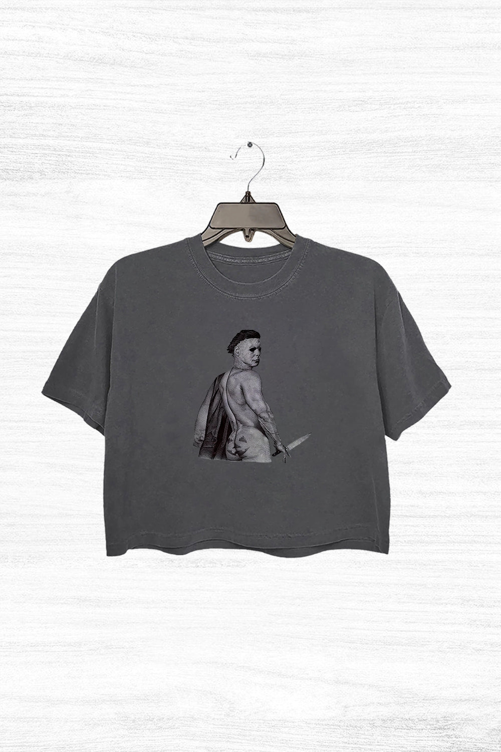 Halloween Just The Tip Myers Funny Crop Top For Women